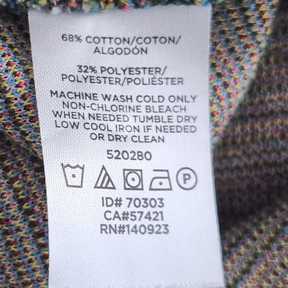 Loft Boucle Multicolor Green Pullover Sweater Wom… - image 7